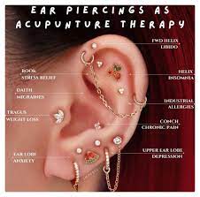 ear piercing chart